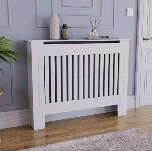 White radiator cover mdf - cover,