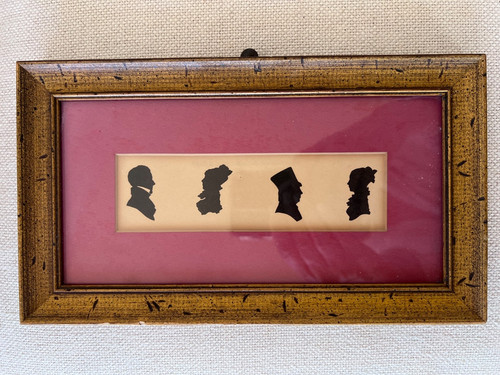 Silhouette portrait family - silhouette,