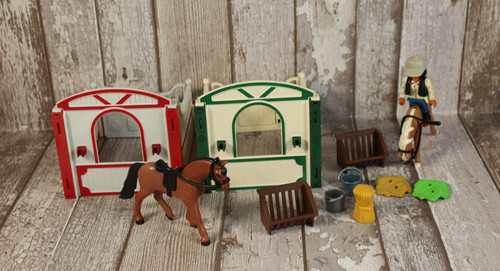 Playmobil riding stables - riding,