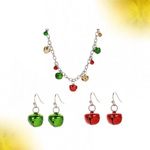 Christmas necklace earring set - christmas,