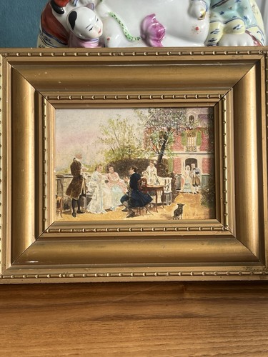 Miniature oil painting - miniature,