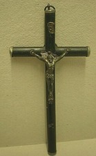 Victorian German Ebonised Crucifix (CC1)