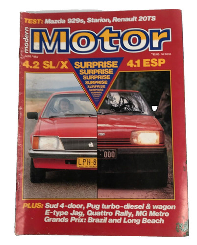 Modern motor june 1982 - june,