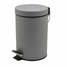 GREY PEDAL BIN 3 LITRE