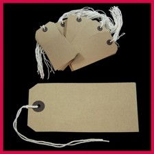 Luggage Coloured Strung Tags