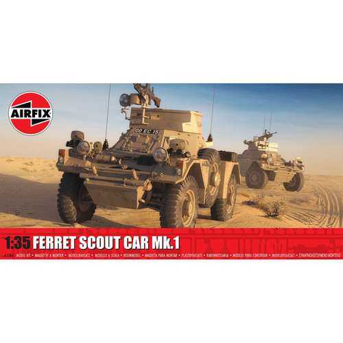 Scale airfix ferret scout - 1:35,
