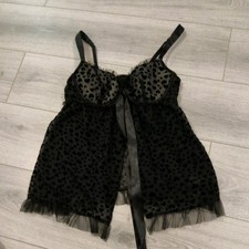 Vintage La Senza Sheer Black