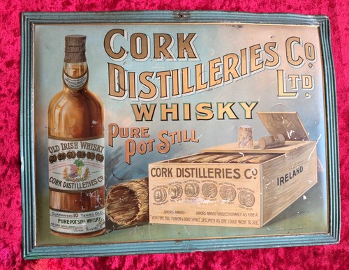 Antique cork distillery tin - antique,