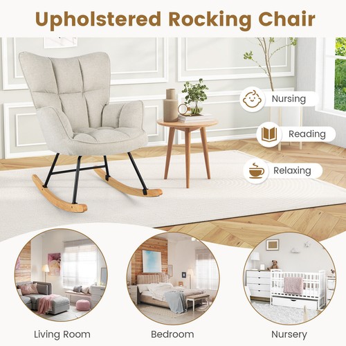 Chair upholstered glider - chair,