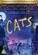 Cats DVD (2020) Judi Dench, Hooper (DIR) cert U Expertly Refurbished Product