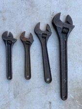 vintage bahco adjustable spanners wrench lot