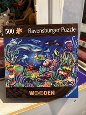 Ravensburger 500 Piece Wooden Jigsaw Under The Sea Complete