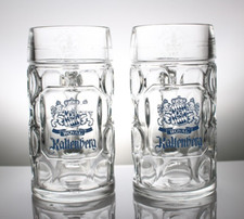 Set of 2 Vintage Dimpled Glass