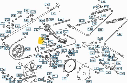 Mercedes unimog 406 nut - unimog, lever