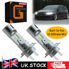 For Vw Golf Mk6 Mk7 2004-2020 2x H7 Led Headlights Bulbs Low Beam White 6000k Z7