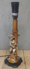 Vintage Table Lamp Angel Figure Light Cherub Shaped Table Bedside Lamp