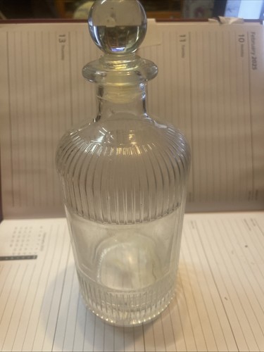 Vintage chemist glass medicine - glass,