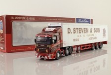 Corgi Scania Refrigerated Box Trailer D. Steven & Sons 1:50 Scale No. 76603