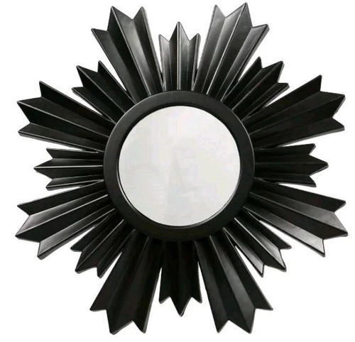 Small black mirror starburst - small,