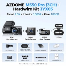AZDOME M550 Pro 3Ch 4K Car