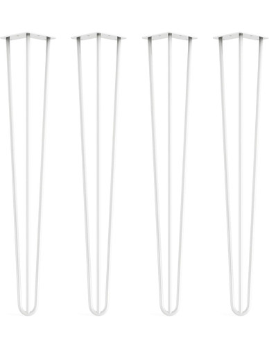 White hairpin legs set of - white,