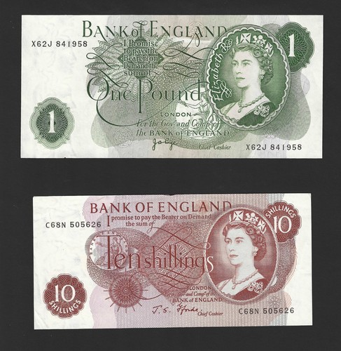 Pound 10 shillings old - 1,