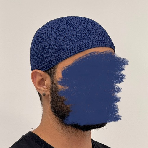 Blue basic stretch - mosque, hat