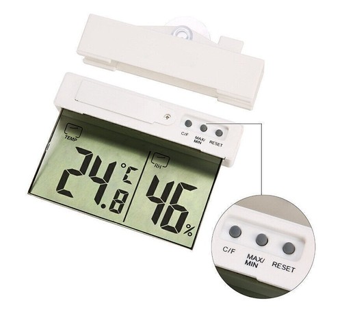 Digital window thermometer lcd - window,