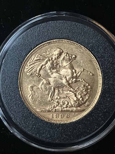 1896 queen victoria full - queen, gold