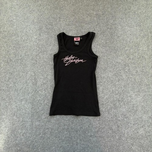 Harley davidson black tank top - davidson,