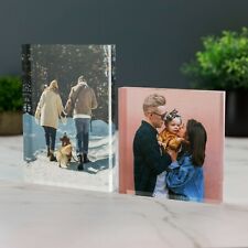 Personalised Photo Print Acrylic Block Plaque Your Image Printed Memory Block