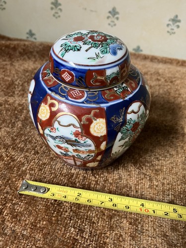 Vintage japanese imari lidded - imari,