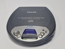 Philips AX1100 Portable CD Player Stereo - No Earphones - (Tested)