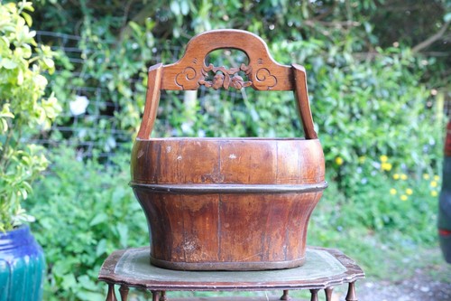 Antique chinese wooden - wooden, water