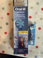 Braun Oral-B Frozen Electric Toothbrush Heads for Kids full pack  + 1