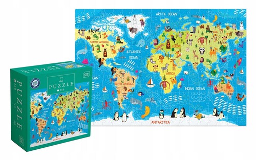Kids world map jigsaw - world, puzzle