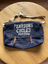 Rare, Vintage 1960/70’s Pearson’s Cycles Of Sutton, London Courier Cycle Bag