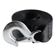 Boat Trailer Winch Strap with Hook Heavy Duty Tow Rope Marine Strap with Hook UK