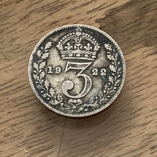 1922 king george silver - 1922, v