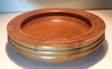 Vintage Small Hand Turned Wooden Bowl 17 cm diameter (W)