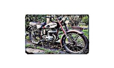 Excelsior Tallisman Motorbike A4 photo Retro Bike
