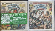 2000AD PROG #333 +334 w/Free Gift Star Wars ROTJ Sticker Album + Stickers Panini