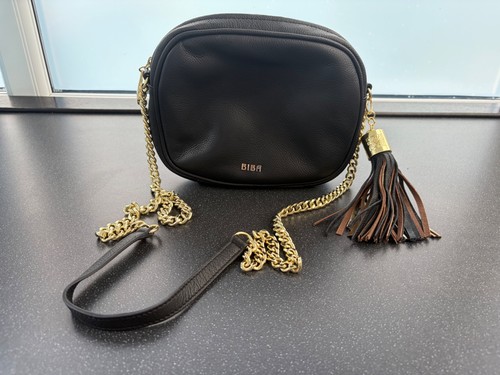 Biba women black leather - biba, women's