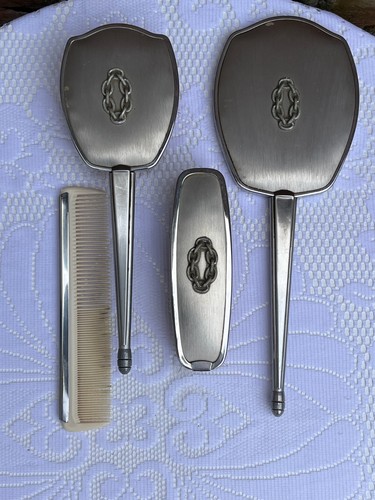 Vintage vanity set brush - vintage, set,
