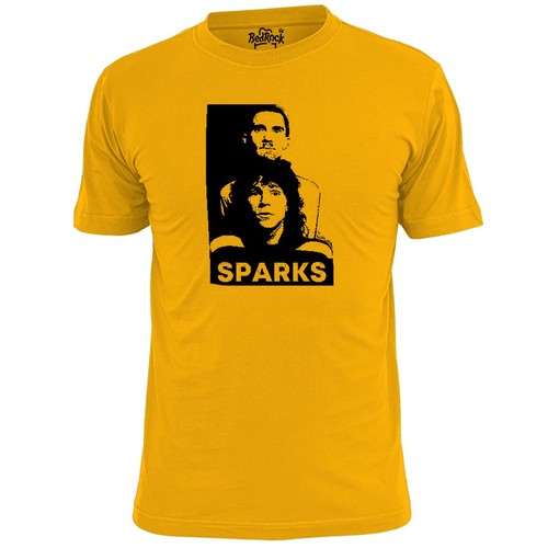 Mens sparks stencil shirt - stencil,