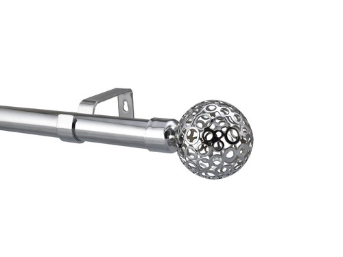 Extendable metal curtain pole - extendable,