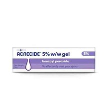 Acnecide Topical Aqueous Gel treats spots acne 5% 30g (P) Pharmacy Stock.