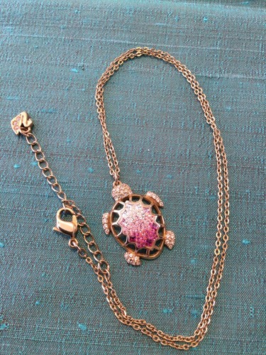 Genuine signed swarovski pink - signed,