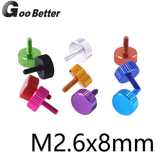 6x8mm aluminium anodised - m2.6x8mm,