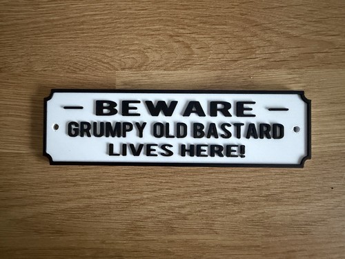 Grumpy old bastard - grumpy, lives